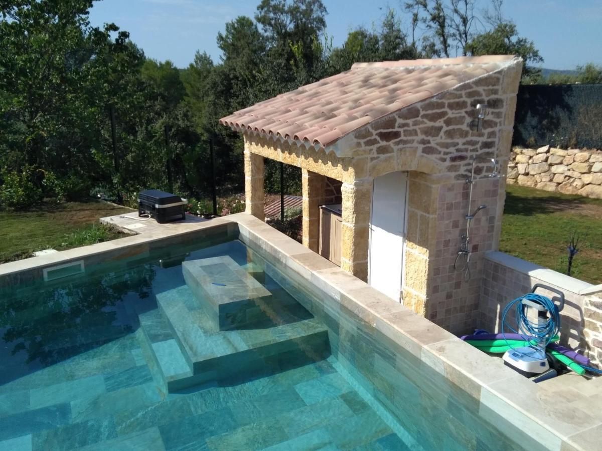Studio Faillant Lorgues Spa Privatif Avec Superbe Piscine Екстер'єр фото